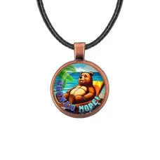 Кулон, цвет медь, со шнурком, Обожаю море C0319031
