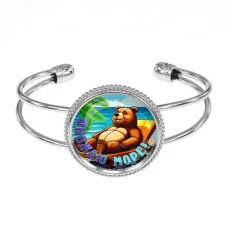 Браслет металлический, цвет серебро, Обожаю море C0319034