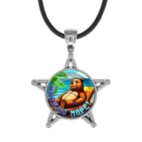 Звезда-кулон, металл, Обожаю море C0319064