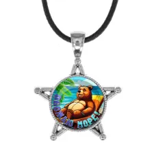 Звезда-кулон, металл, Обожаю море C0319064