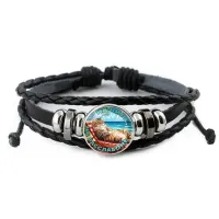 Кожаный браслет, На чиле на расслабоне C0320012