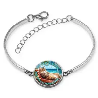 Браслет металлический, цвет серебро, На чиле на расслабоне C0320046