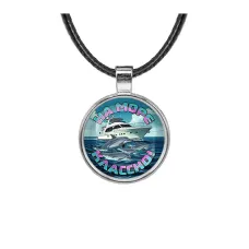 Кулон, цвет серебро, со шнурком, На море классно C0321027