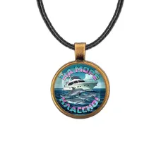 Кулон, цвет бронза, со шнурком, На море классно C0321029