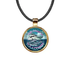 Кулон, цвет золото, со шнурком, На море классно C0321033