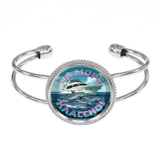 Браслет металлический, цвет серебро, На море классно C0321034