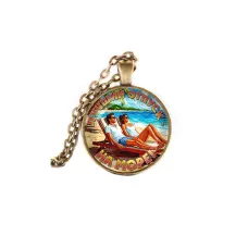 Кулон, цвет бронза, с цепочкой, Лучший отпуск C0323028