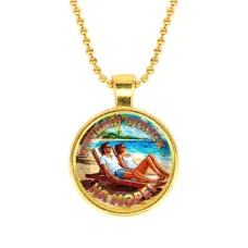 Кулон, цвет золото, с цепочкой, Лучший отпуск C0323032