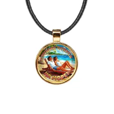 Кулон, цвет золото, со шнурком, Лучший отпуск C0323033