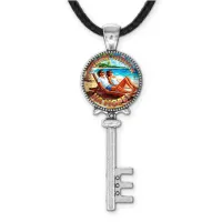 Кулон ключ, цвет серебро, со шнурком, Лучший отпуск C0323043