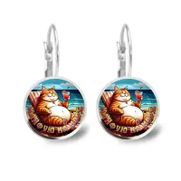 Серьги металлические, Кайфую на море C0325038