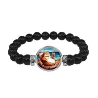 Браслет из черного агата, Кайфую на море C0325056