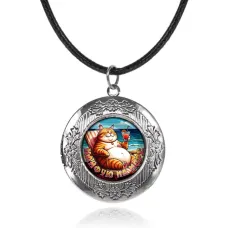 Арома-кулон металлический, Кайфую на море C0325063