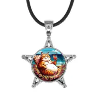 Звезда-кулон, металл, Кайфую на море C0325064