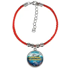 Браслет из красного шнура, Если море, то Черное C0326047