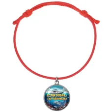 Браслет из красного шнура, Если море, то Черное C0326052