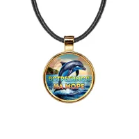 Кулон, цвет золото, со шнурком, Встретимся на море C0327033