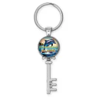 Брелок ключ, цвет серебро, с кольцом для ключей, Встретимся на море C0327044