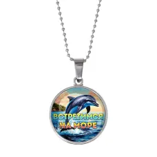 Кулон, цвет серебро, с цепочкой, Встретимся на море C0327053