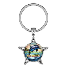 Звезда-брелок, металл, Встретимся на море C0327065