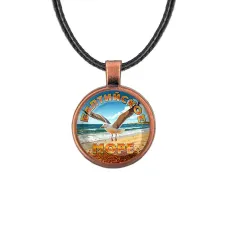 Кулон, цвет медь, со шнурком, Балтийское море C0328031