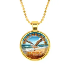 Кулон, цвет золото, с цепочкой, Балтийское море C0328032