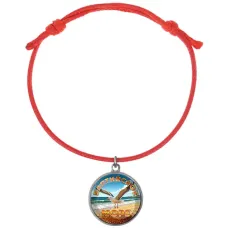 Браслет из красного шнура, Балтийское море C0328052