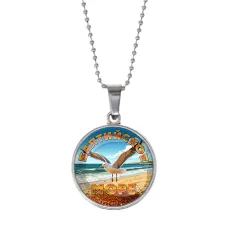 Кулон, цвет серебро, с цепочкой, Балтийское море C0328053