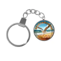 Брелок, нержавеющая сталь, с кольцом для ключей, Балтийское море C0328061