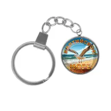 Брелок, нержавеющая сталь, с кольцом для ключей, Балтийское море C0328061
