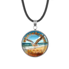 Кулон, нержавеющая сталь, со шнурком, Балтийское море C0328062