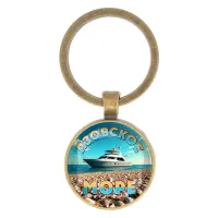 Круглый брелок, цвет бронза, Азовское море C0329017
