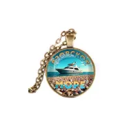 Кулон, цвет бронза, с цепочкой, Азовское море C0329028