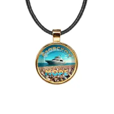 Кулон, цвет золото, со шнурком, Азовское море C0329033