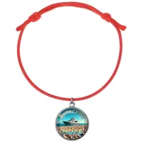 Браслет из красного шнура, Азовское море C0329052