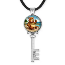 Кулон ключ, цвет серебро, со шнурком, На море круто C0330043