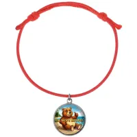 Браслет из красного шнура, На море круто C0330052