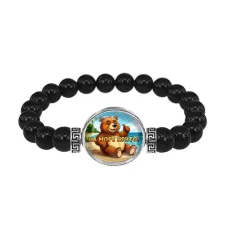 Браслет из черного агата, На море круто C0330056