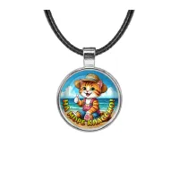 Кулон, цвет серебро, со шнурком, На море классно C0331027