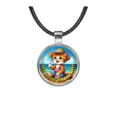 Кулон, цвет серебро, со шнурком, На море классно C0331027