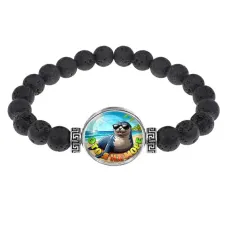 Браслет из лавы, Это я на море C0332003