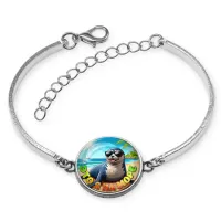 Браслет металлический, цвет серебро, Это я на море C0332046