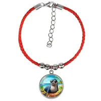 Браслет из красного шнура, Это я на море C0332047