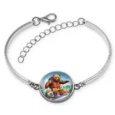 Браслет металлический, цвет серебро, Отдыхаю в горах C0333046