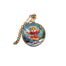 Кулон, цвет бронза, с цепочкой, Люблю горы C0334028