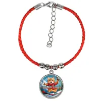 Браслет из красного шнура, Люблю горы C0334047