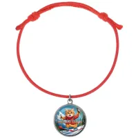 Браслет из красного шнура, Люблю горы C0334052