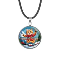 Кулон, нержавеющая сталь, со шнурком, Люблю горы C0334062