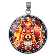 Амулет Славянский Тотемный Годослов - Огненная Векша ALEN-068