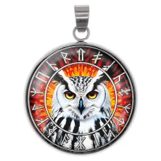 Амулет Славянский Тотемный Годослов - Белый Филин ALEN-072